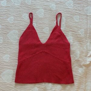 Zara Scarlet Knit Tank Top